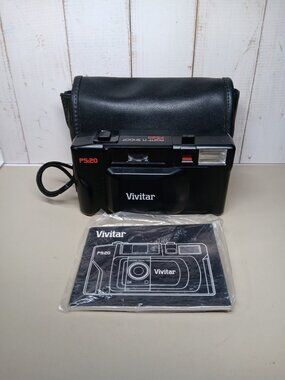 Camera Vivitar Point and Shoot PS:20 Unused in Case with Manual